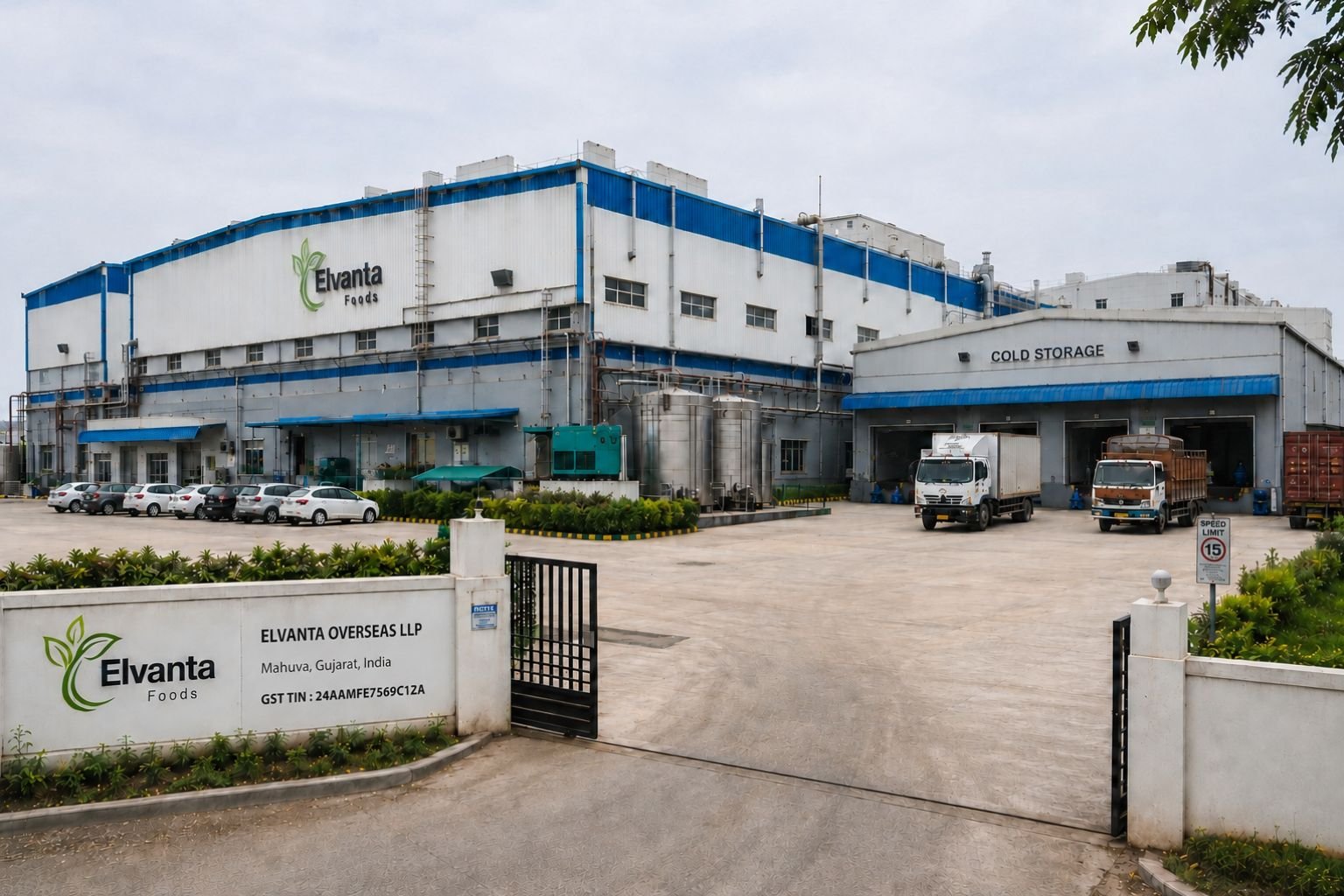 Elvanta Foods manufacturing facility in Rajkot, Gujarat